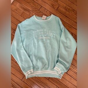 Teal Oversized Crewneck